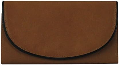 ARTEMIS Bags Genuine Leather Multi Pocket Women's Clutch Wallet Tan