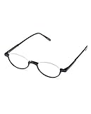 NYFASHION101 Unisex Half Frame Semi Rimless Oval Reading Glasses