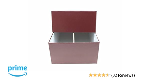 Guardhouse Double Row Slab 12 X 5 75 X 3 Maroon Coin Storage Box