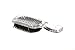 Bass Brushes | The Wave Brush | Groom & Condition Men's Hair Brush | Premium Natural Bristle FIRM | High Polish Acrylic Handle | Classic Club Style | Crystal Clear Finish | Model 153 - CLC