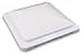 HENG'S INDUSTRIES White Thermal Pane Lid for Heng's Vortex 1, Vortex 2, and 70000 Series RV Vents | Polyethylene | 90110-C1