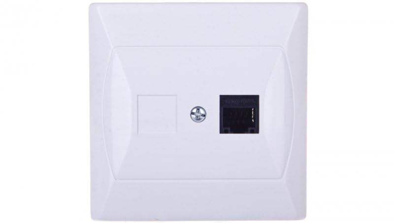 Ospel GPK-1A/K/00 Socket White IP20, 82 mm 31 mm 82 mm 42 g