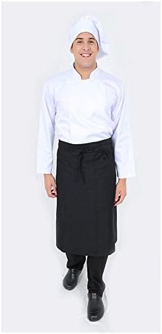 Dam Uniform Black Bistro Apron - One Size