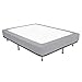 Box Spring Cover Thick & Opaque - Stretch to Fit, Premium Sleek Alternative for Bed Skirts, Elastic Wrap Around - Queen, Gray