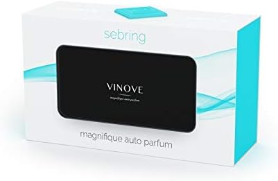 Vent Clip Car Air Freshener - Single Pack Car Perfume Freshener - Eliminates Odor & Dirt - Long Lifespan Upto 90 Days - Keeps Car Clean and Safe - Sebring