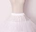 YUAKOU Women's 8 Layers Tulle Ball Petticoats Crinoline Half Slips Underskirt for Bridal Dress