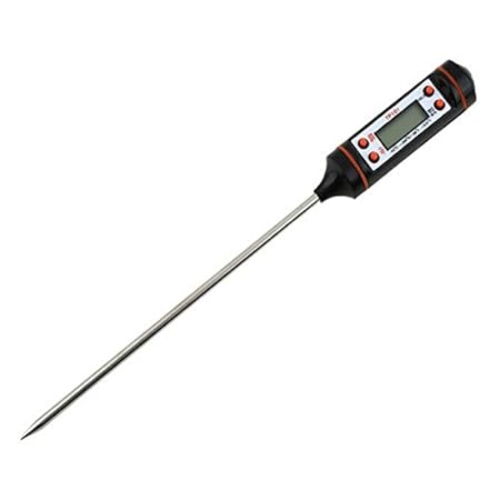 Grill Oil Temperature Gauge Probe Type Electronic Digital Display Barbecue Measure Milk Temperature Baking Kitchen Waterproof