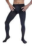 Azure Dragon Sexy Sheer Pantyhose for Men,80D Male Pouch Tights