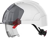 JSP EVO VISTALENS Safety Helmet White with Integrated Eyewear EN397 view 2