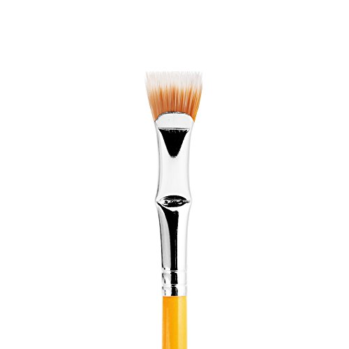 Bdellium Tools Professional Makeup Brush Studio Line - Duet Fiber Bent Mascara Fan 729