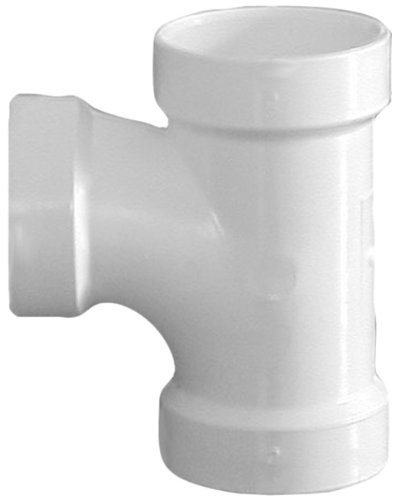 GenovaProducts 3" x 2" Inc 71132 Sanitary Tee-3" X 3" X 2", White