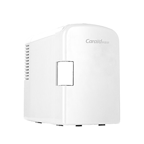 Click Here to See More Images Car Refrigerator Jadeking@ 6L White Refrigeration, Cold And Warm Car Dual-use Portable Retractable Design 220V AC / 12V DC