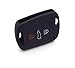 MOKIE Silicone Key Fob Case, Skin Cover Protector for 3bts KIA Sportage Optima Rio Soul Black