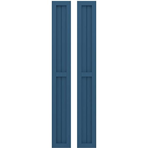 Ekena Millwork ARW101BF207X58HBH Americraft Exterior Real Wood Two Equal Panel…