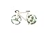 DOIY Fixie Pizza Tropical Vintage, 22.5x4x12 cm, White