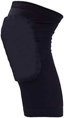 Padded Knee Sleeve-Kids Youth Men Women Size-Compression Leg Sleeve with Knee Brace Pad for Basketball Volleyball Wrestling Powerlifting, Meniscus Tear, Arthritis, Pain Relief and Injury Recovery (XL)