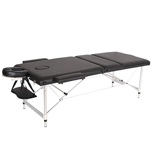 RICA-J Portable Massage Table Bed, 3 Fold 84in Aluminium Frame SPA Beauty Bed Adjustable Salon Spa Table with Carry Case - Image 3