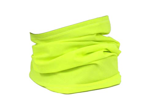 Maxit BG Tube UPF 50+ Sun-Blocking and Cooling Multi-Use Neck Gaiter, Bright Lime