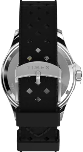 TW2Y15100 Trend Herren-Armbanduhr, 41 mm, schwarzes, zweiteiliges, Synthetisches Armband mit schwarzem Zifferblatt und Edelstahlgehäuse