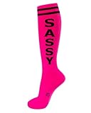 Sassy Urban Word Knee High Tube Socks