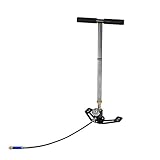 Estink High Pressure Hand Pump 3 Stage Stirrup Charging Gas Filter Gauge Valve Hose Hand Pump,Up to 4500 psi(Silicone Oil NOT Included)