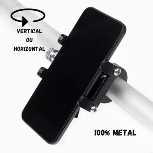 Suporte Para Celular GPS Bike Bicicleta E Moto Em Aluminio Articulado 360º Guidão Universal