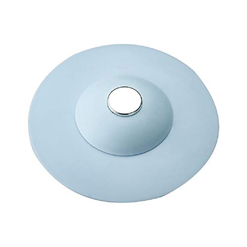 Sink Strainer 2 Pack,Plainmarsh Hair Catcher Drain Stopper Silicone Bathtub Drain Cover 2 in 1 Stop and Filter for Bathroom or Kitchen Wide Rim 4" Diameter