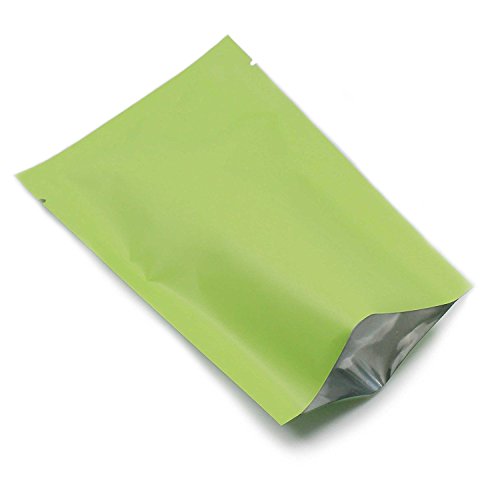 Mylar Vacuum Sealer Flat Merchandises Bags for Giveaway Sample Aluminum Foil Open Top Sealable Packing Matte Metallic Foil Food Storage Preservation Pouch (3.9x5.9 inch, 200 pcs)