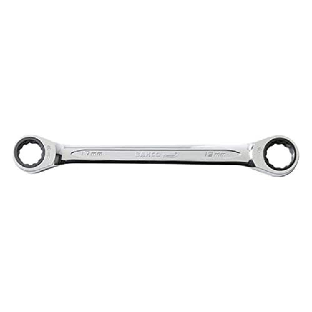 Bahco 1320RZ-3/8-7/16 Ratcheting Ring Wrench, Silver, 3/8-7/16-Inch