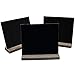Xgood 10 Sets Mini Chalkboard Easel Signs Wooden Small Blackboard Message Boards with Vintage Style and 2 Pieces Non-Woven Eraser for Food,Party,Wedding,Bar and Event Decoration