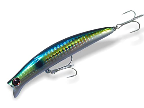 momolures - momowake 90 110 Floating Subsurface Minnow for Saltwater Bass fishing (110mm - INAKKO) โ image 1