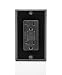 Leviton GFNT2-E Self-Test SmartlockPro Slim GFCI Non-Tamper-Resistant Receptacle with LED Indicator, Wallplate Included, 20-Amp, Black