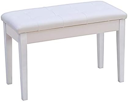 White Zhruns Duet Piano Bench Wooden Keyboard Bench With Storage And Padded Cushion Keyboard Accessories Musical Instruments Fcteutonia05 De