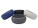 Silicone Wedding Ring For Men & Women By QOG, 4 Pack - Black, Blue, Grey, Light Grey. Sizes 6-15. Rubber Bands For Active Life-styles