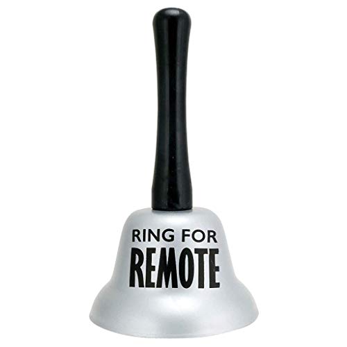 Ring for Remote Hand Bell (Size: 5" x 3") | Loud Call Bell Alarm Hand Bells, Ring for Service Call Bell, Handles for Ringing, Father Day, Family & Friends
