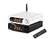 MX3 DAC Power Amplifier Headphone Amp with Bluetooth Receiver, Amplifier USB/Optical/Coaxial/AUX/SW Digital Audio Power Amp for Speaker or HiFi System (Silver)thumb 3