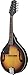 Stagg M20-LH Left-Handed 8-String Bluegrass Mandolin - Violinburst Bundle with Gig Bag, Wall Hanger, Tuner, Strings, String Winder, Strap, Picks, and Polishing Cloth