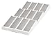 KD Organizers 12-Slot Angled Kitchen Drawer Spice Rack: in-Drawer Organizer for Jars of Herbs and Spices