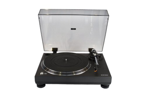 Turntables for Vinyl Records by Connected Essentials - USB Turntable with Preamp (Built-In) and Belt Drive