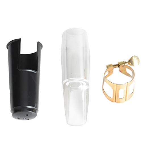 image for Baosity Durable ABS Plastic Eb Alto Saxophone Mouthpiece with Reed, Li