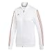 adidas Women's Alphaskin Tiro Training Jacket, White/Nude Pearl Essence, Medium