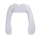 Scratch Me Not Flip Mitten Sleeves - Baby Boys' Girls' Stay On Scratch Mitts (9 Months, Grey Solid)