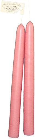Mole Hollow Taper Pair, Dusty Rose - 8"