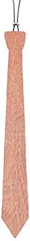Ukerdo Pure Wood Tie Handmade Wooden Necktie Ties Anniversary Wedding Groomsmen
