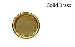 QCAA Solid Brass Finger Pull, 1-3/4", Polish