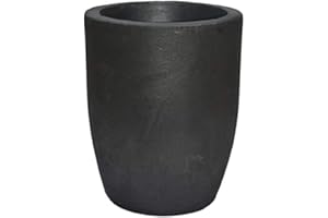 LLF Clay Graphite Crucible Foundry Cup Furnace Torch Melting Casting Refining Gold Silver Copper Brass Aluminum Lead Zinc and