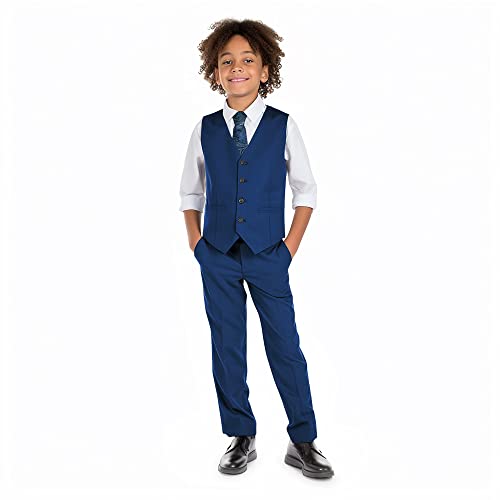 Marvelous World Boys' Suits Slim Fit Vest Set 2
