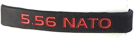 Sighthound Ballistics 5.56 NATO Magazine Caliber ID Marking Band 4 Pack (Black-Red)