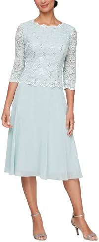 embroidered mock jacket cocktail dress alex evenings Alex Evenings Embroidered Jacket Dress - Smokey Orchid