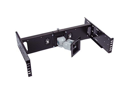 RLCD-FRAME2BK12K1 VESA LCD Monitor/TV Rackmount adapter Kit supports LCD monitor 15" to 24" and Intel NUC mini computer for 2 post or 4 Post 19" Rackmount Rack Cabinet